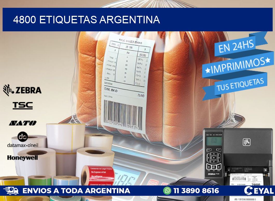4800 ETIQUETAS ARGENTINA