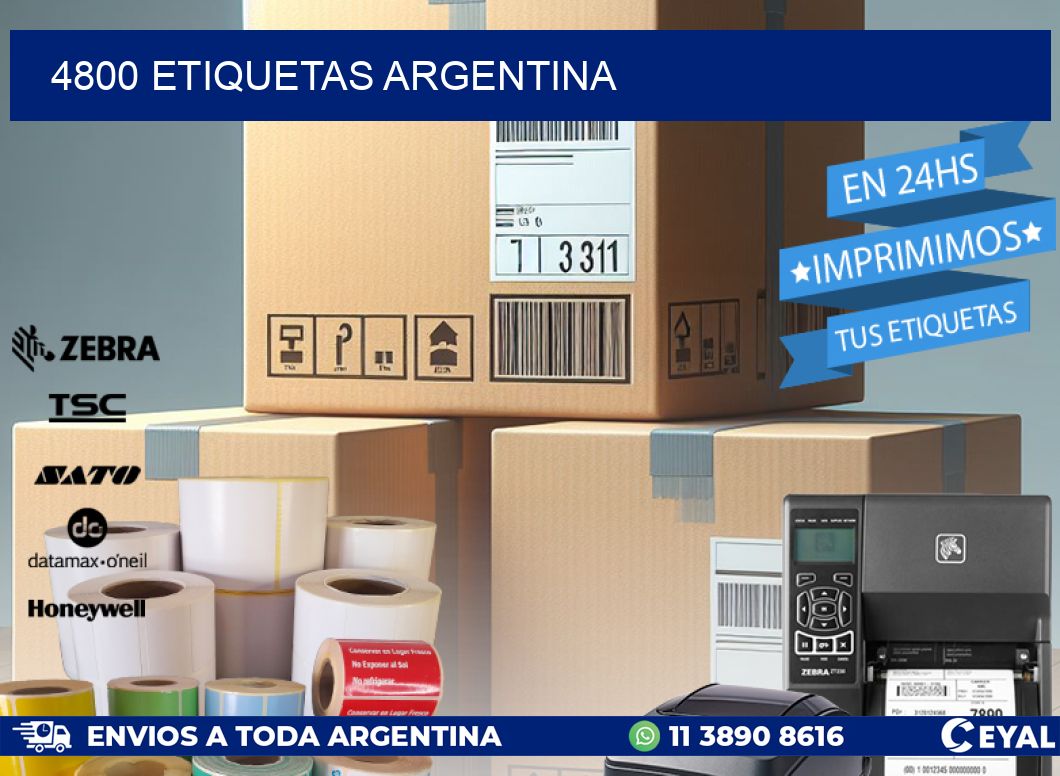 4800 ETIQUETAS ARGENTINA