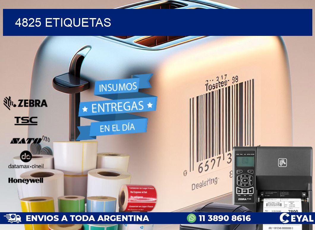 4825 ETIQUETAS