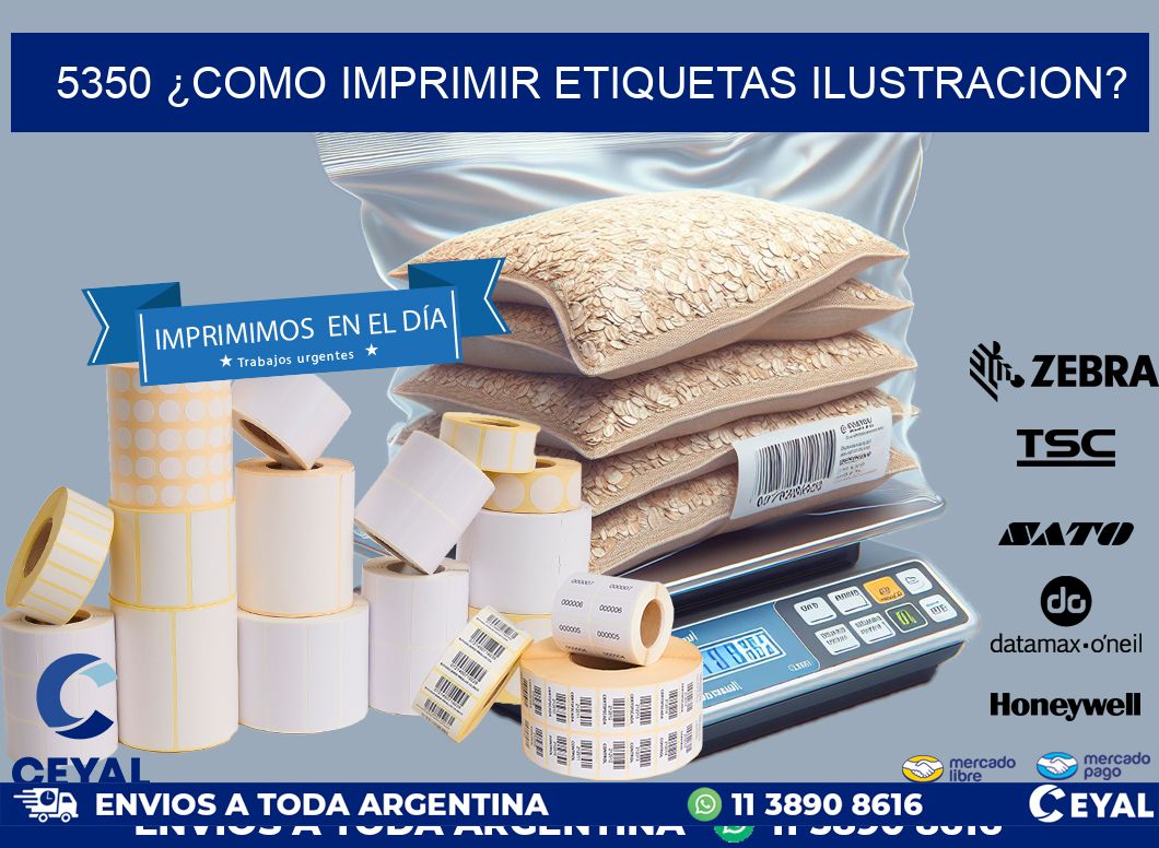 5350 ¿COMO IMPRIMIR ETIQUETAS ILUSTRACION?