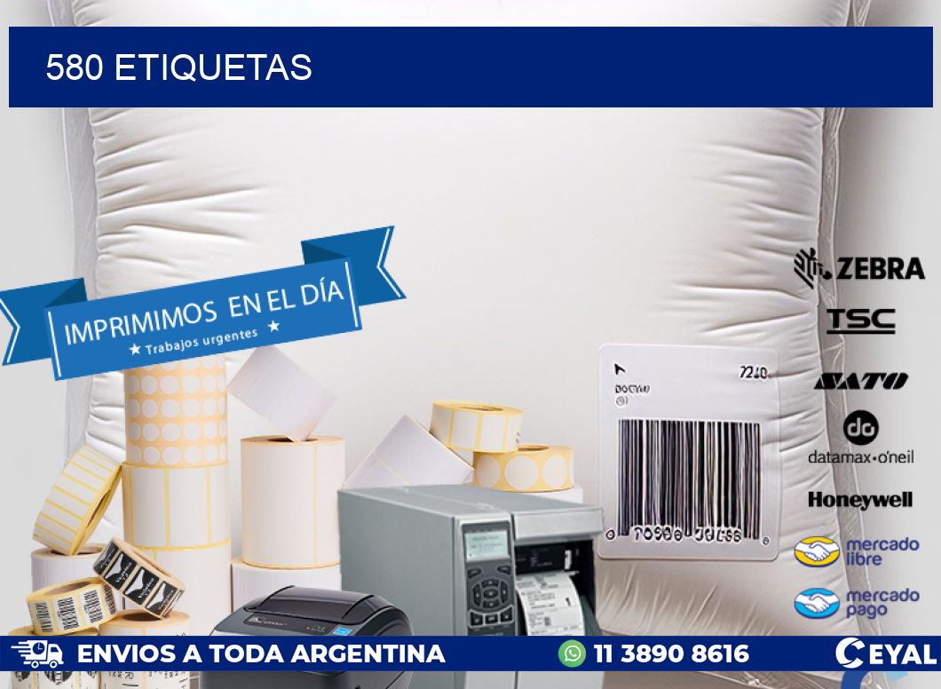 580 ETIQUETAS