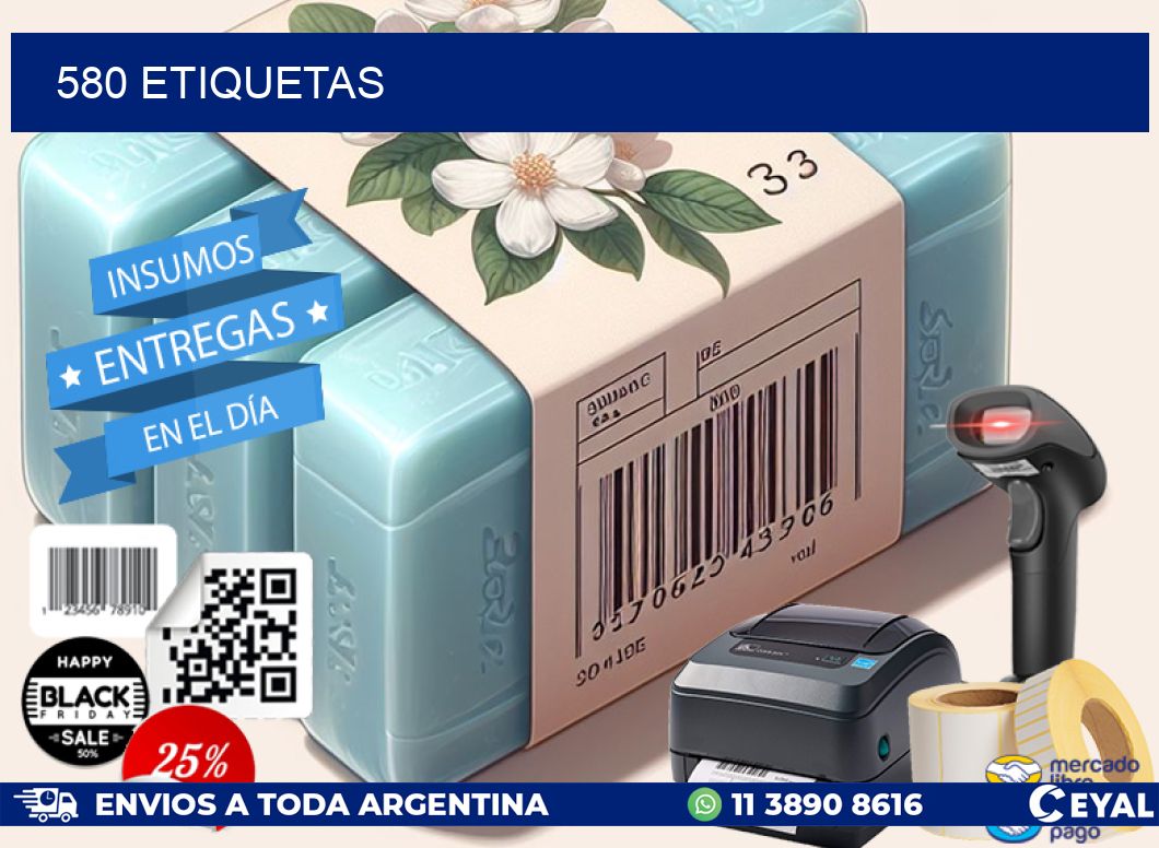 580 ETIQUETAS