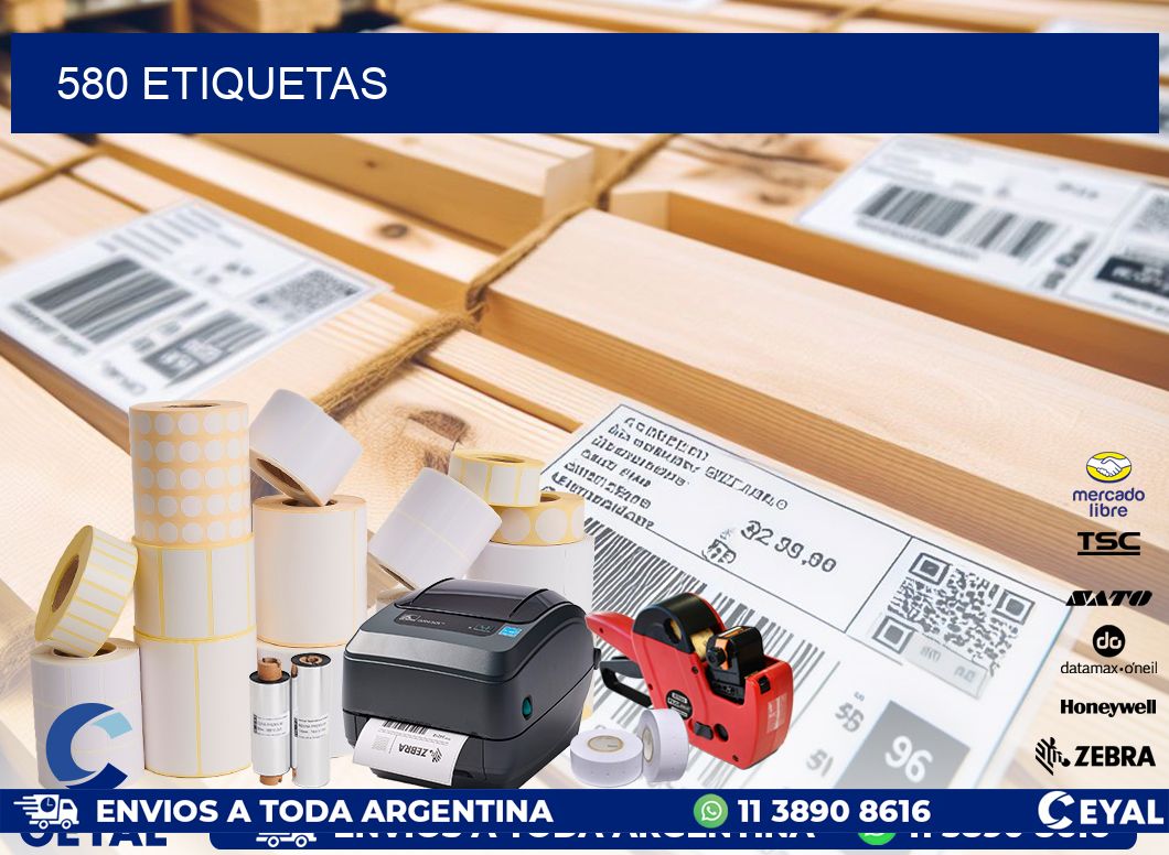 580 ETIQUETAS