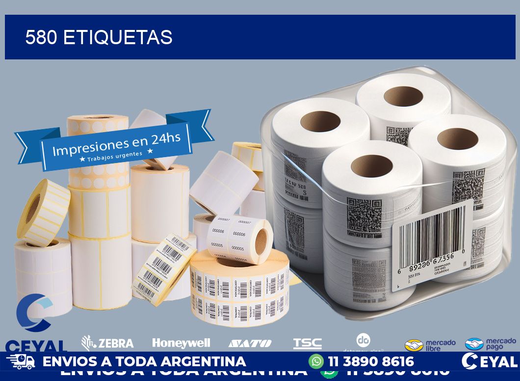 580 ETIQUETAS