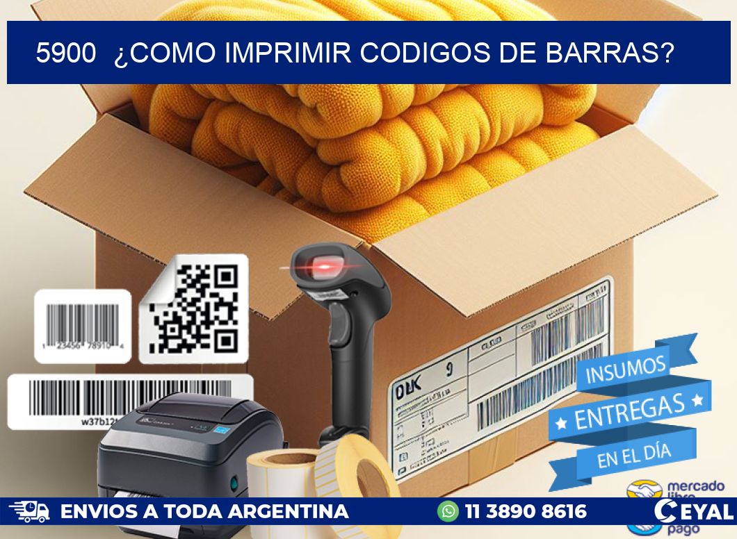 5900 ¿COMO IMPRIMIR CODIGOS DE BARRAS?