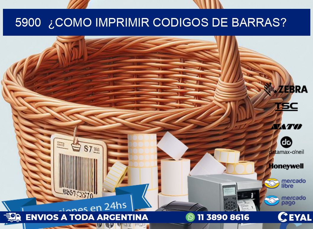 5900 ¿COMO IMPRIMIR CODIGOS DE BARRAS?