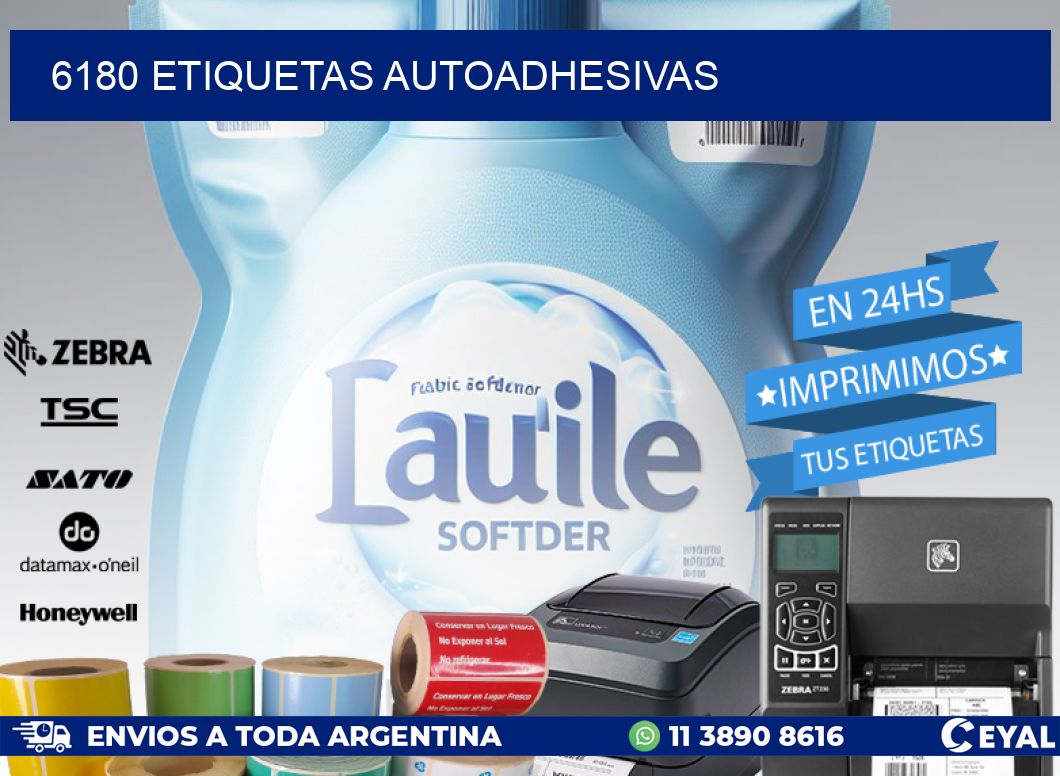 6180 ETIQUETAS AUTOADHESIVAS