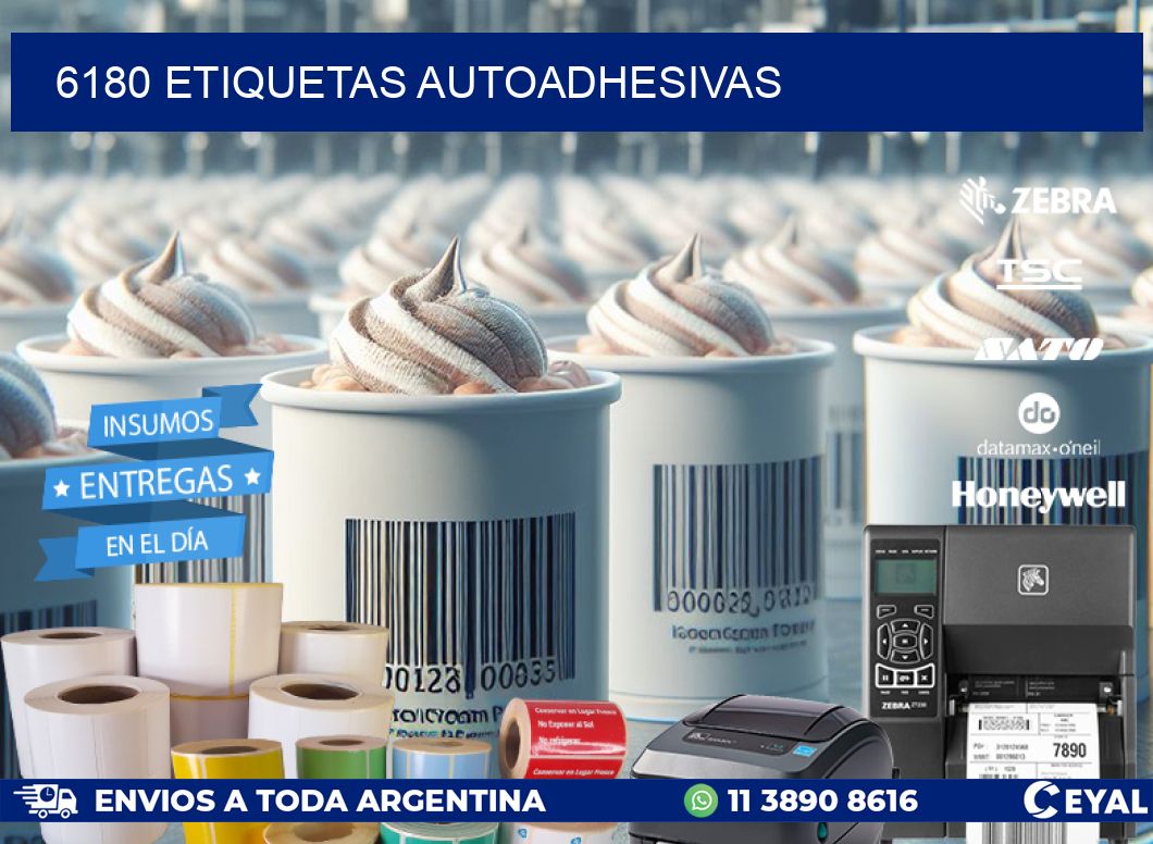 6180 ETIQUETAS AUTOADHESIVAS