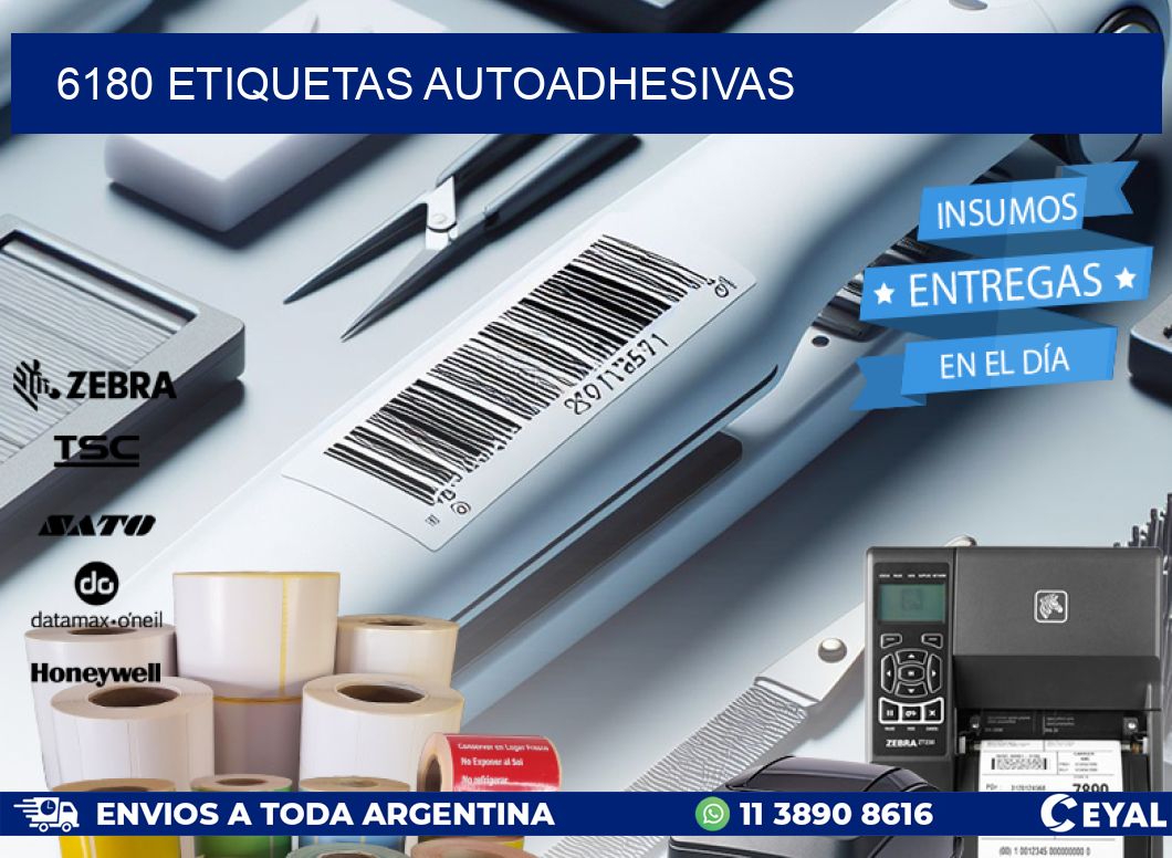 6180 ETIQUETAS AUTOADHESIVAS