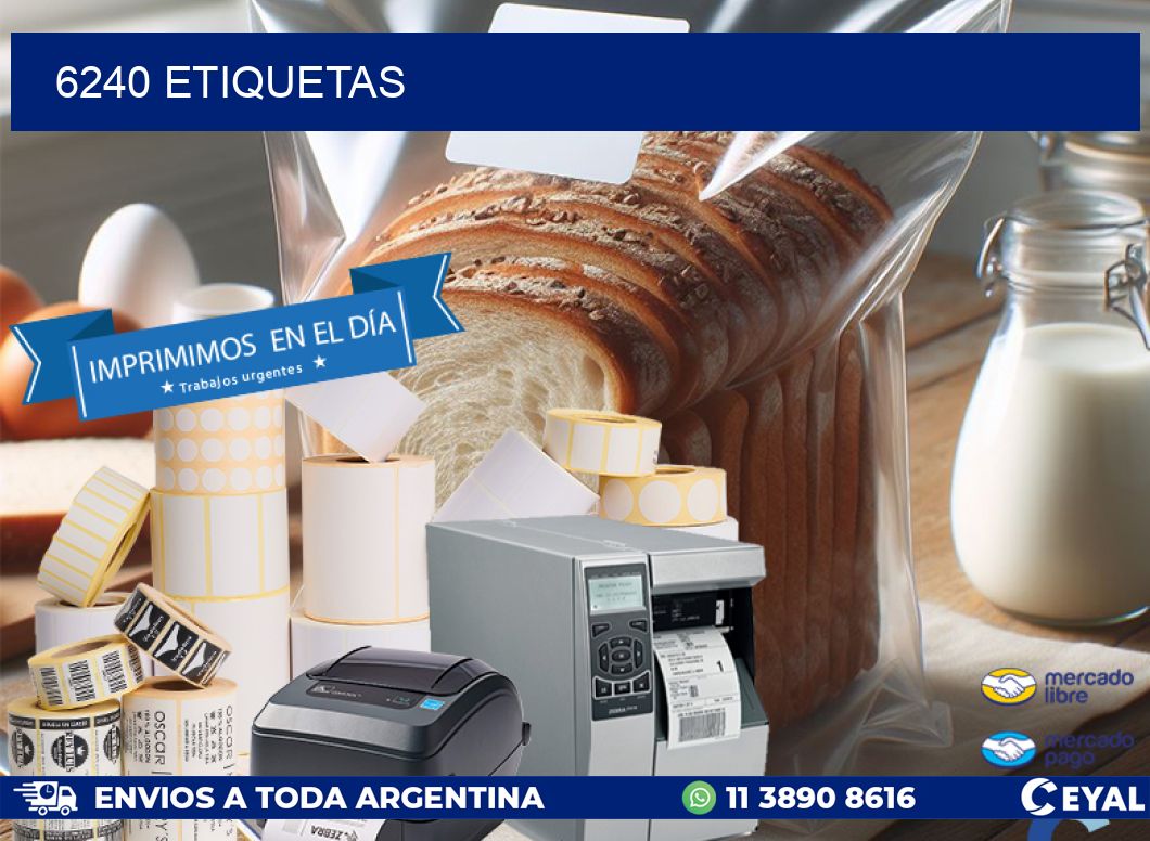 6240 ETIQUETAS
