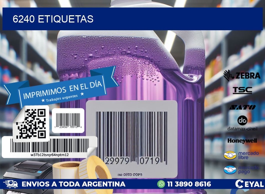 6240 ETIQUETAS