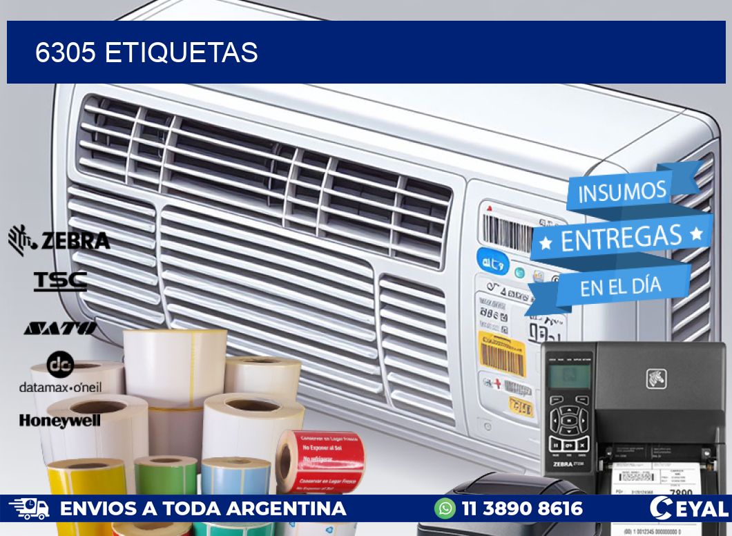 6305 ETIQUETAS
