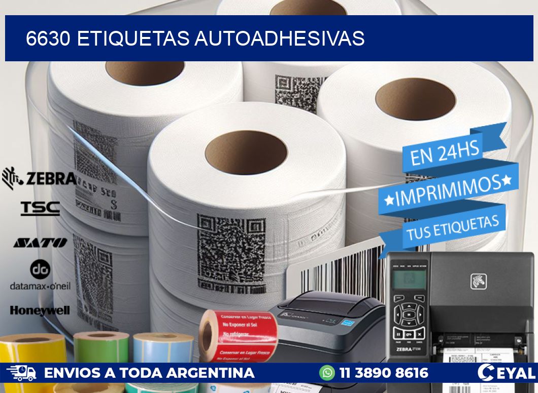 6630 ETIQUETAS AUTOADHESIVAS