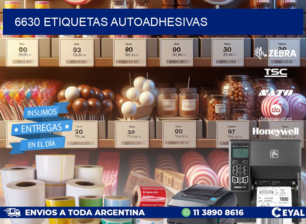 6630 ETIQUETAS AUTOADHESIVAS