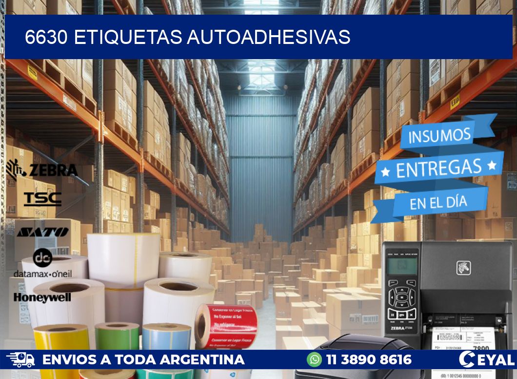 6630 ETIQUETAS AUTOADHESIVAS