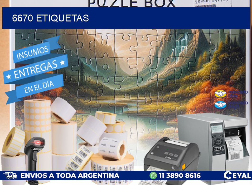 6670 ETIQUETAS
