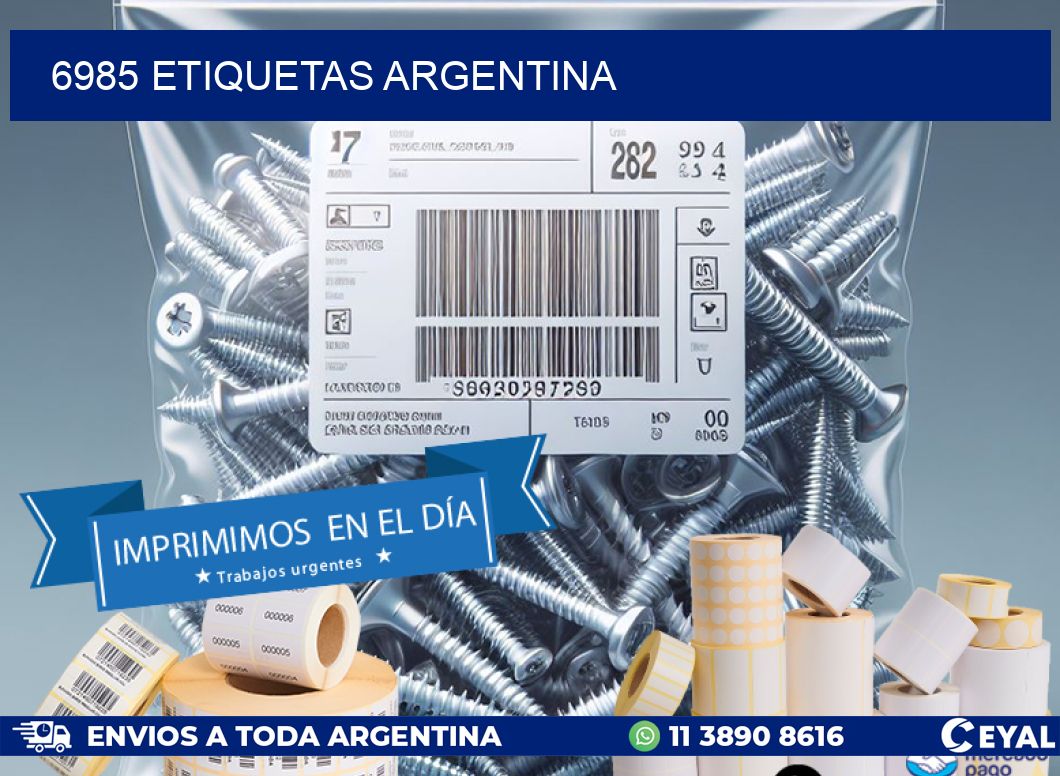 6985 ETIQUETAS ARGENTINA
