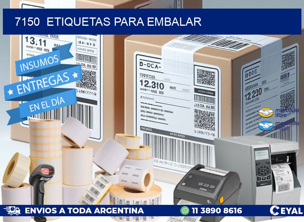 7150  ETIQUETAS PARA EMBALAR