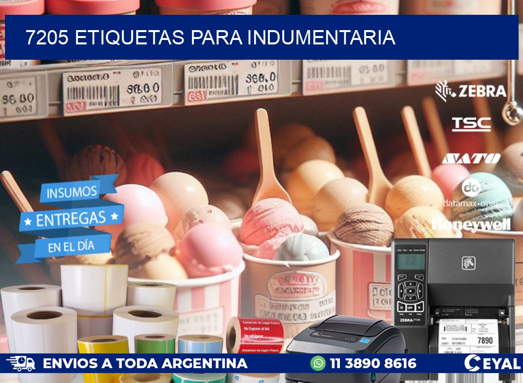 7205 ETIQUETAS PARA INDUMENTARIA