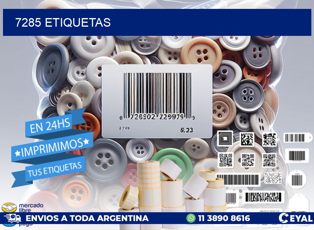 7285 ETIQUETAS