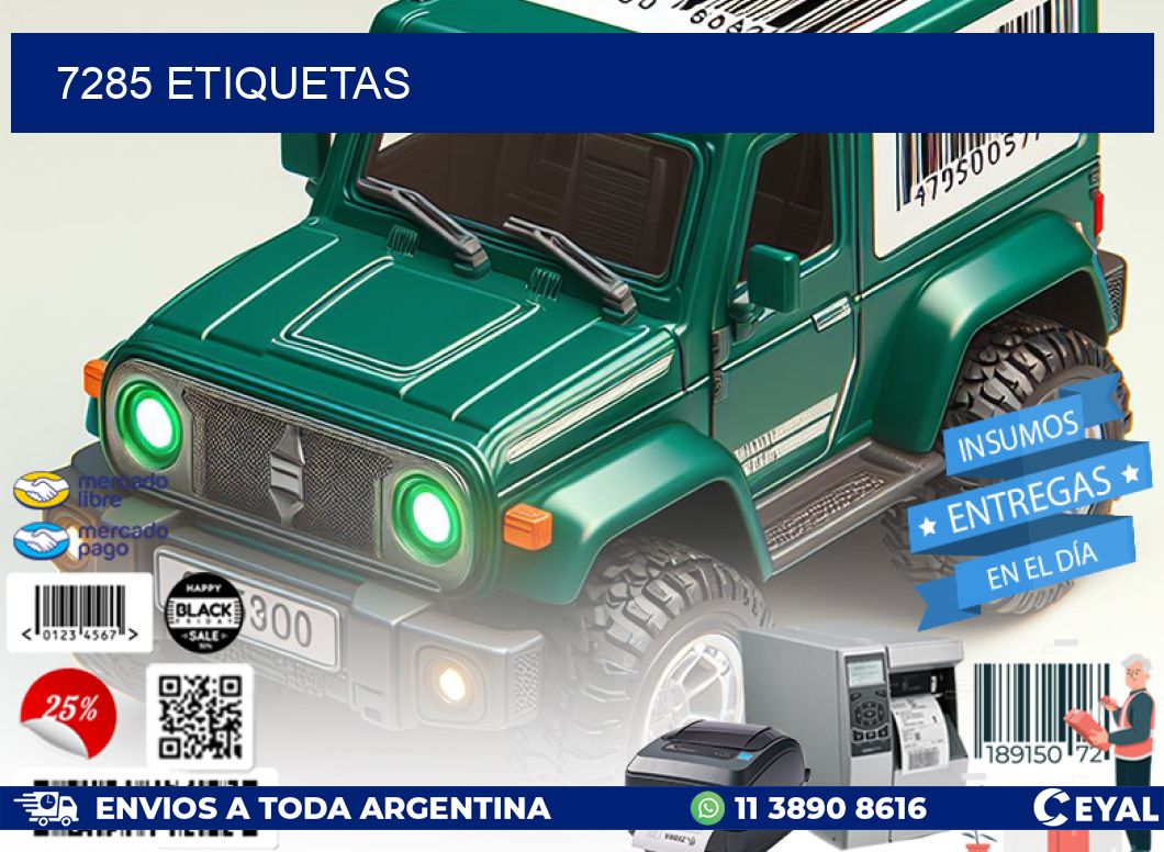 7285 ETIQUETAS