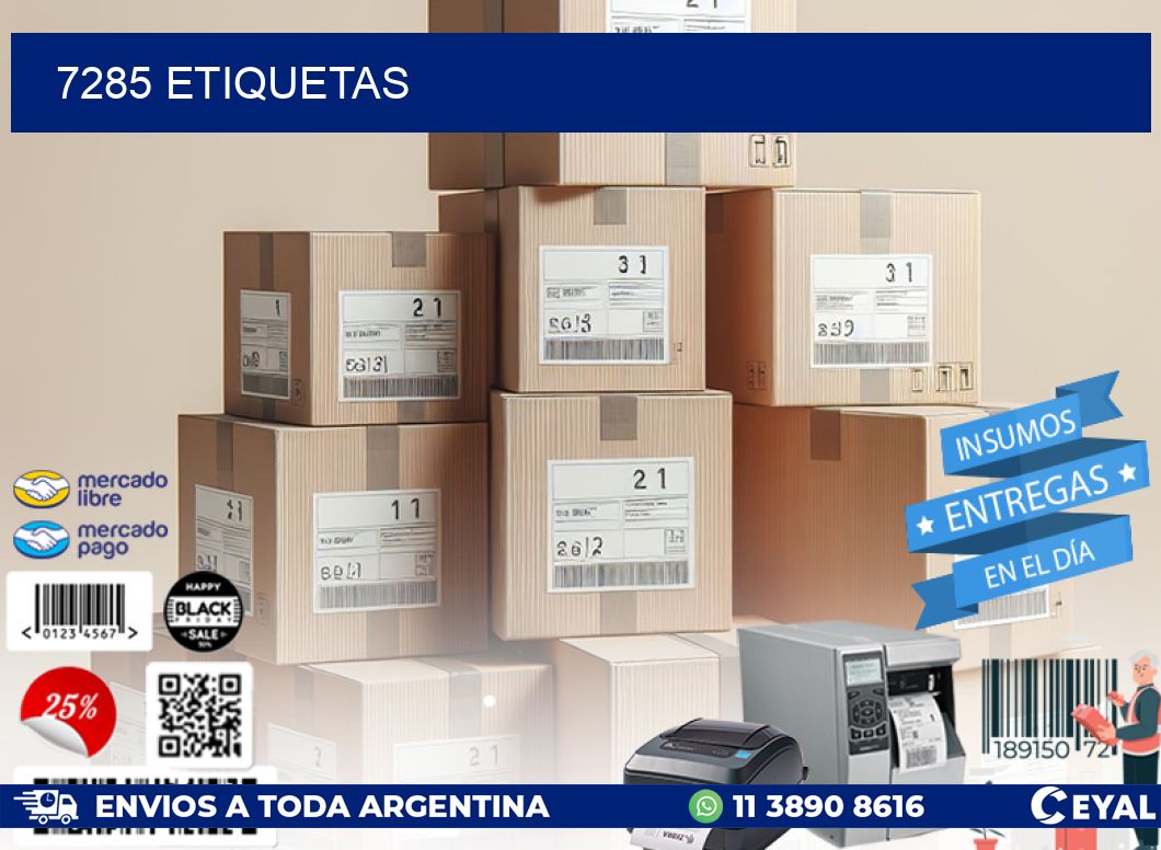 7285 ETIQUETAS