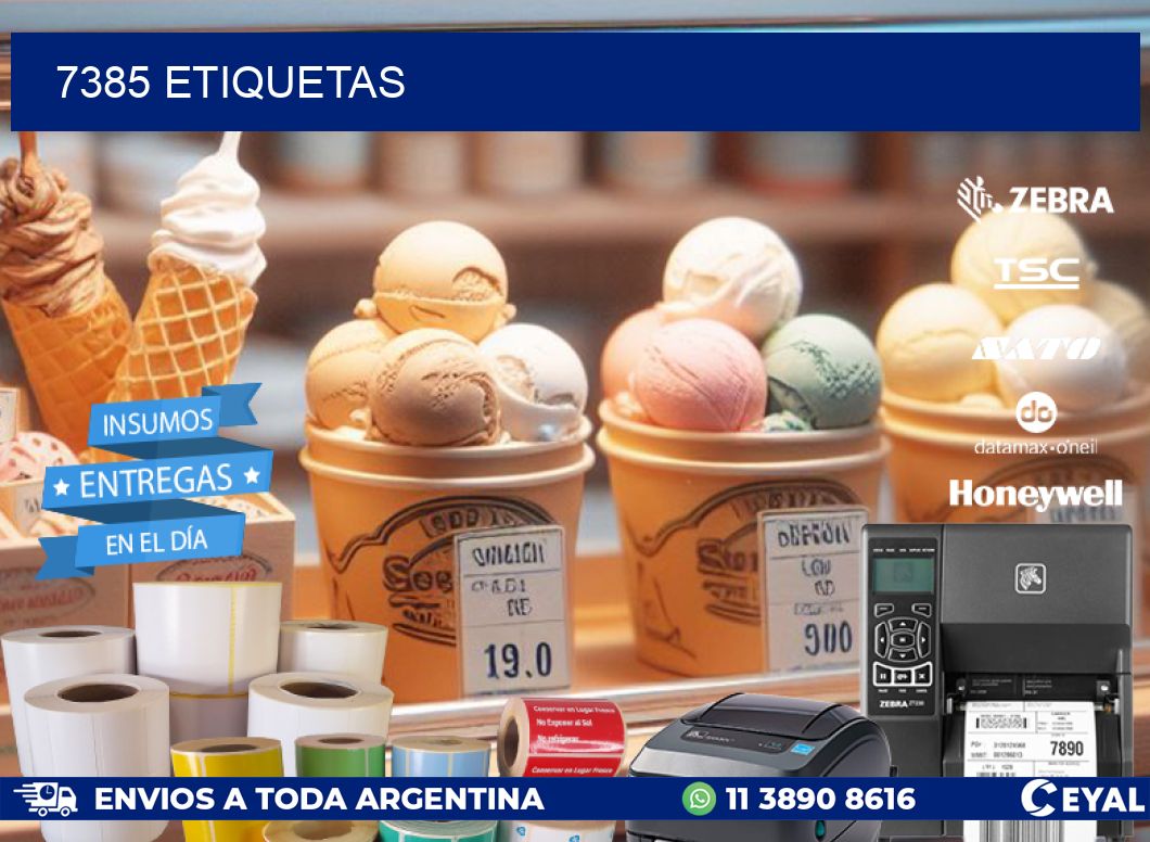7385 ETIQUETAS