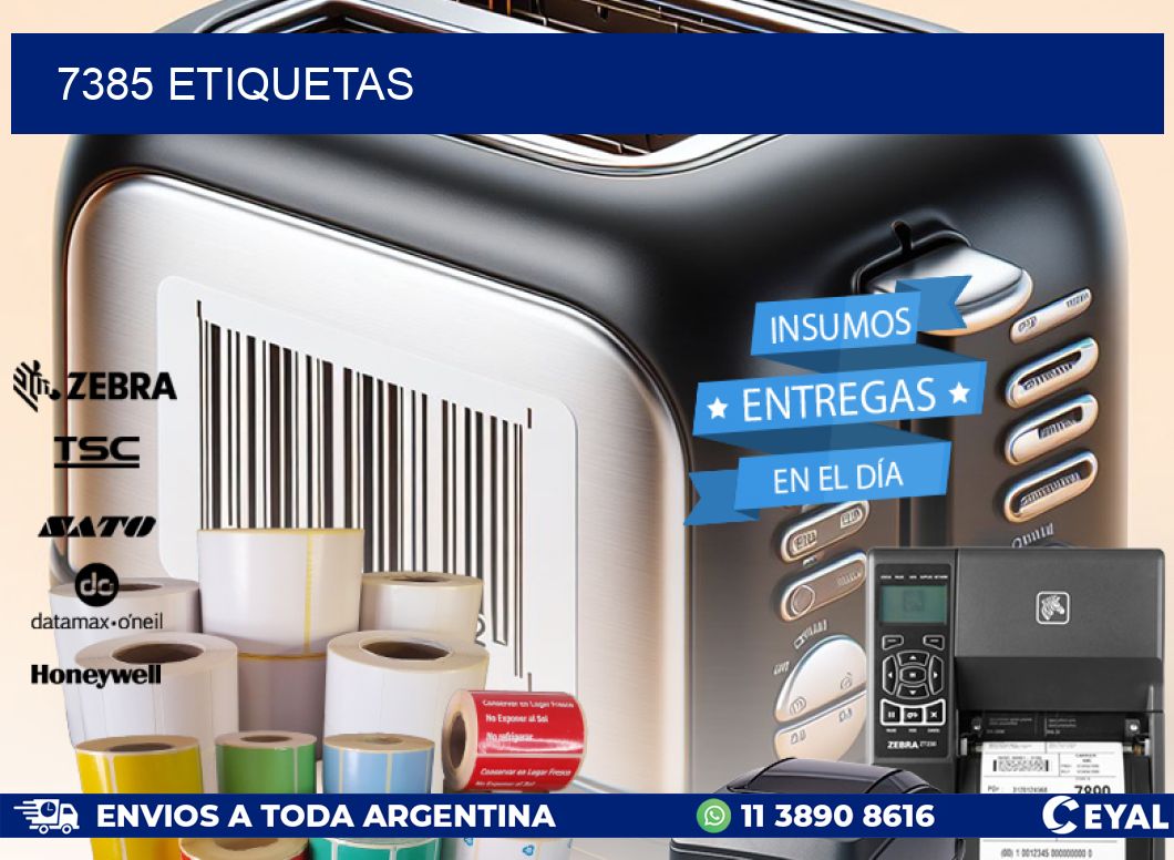 7385 ETIQUETAS