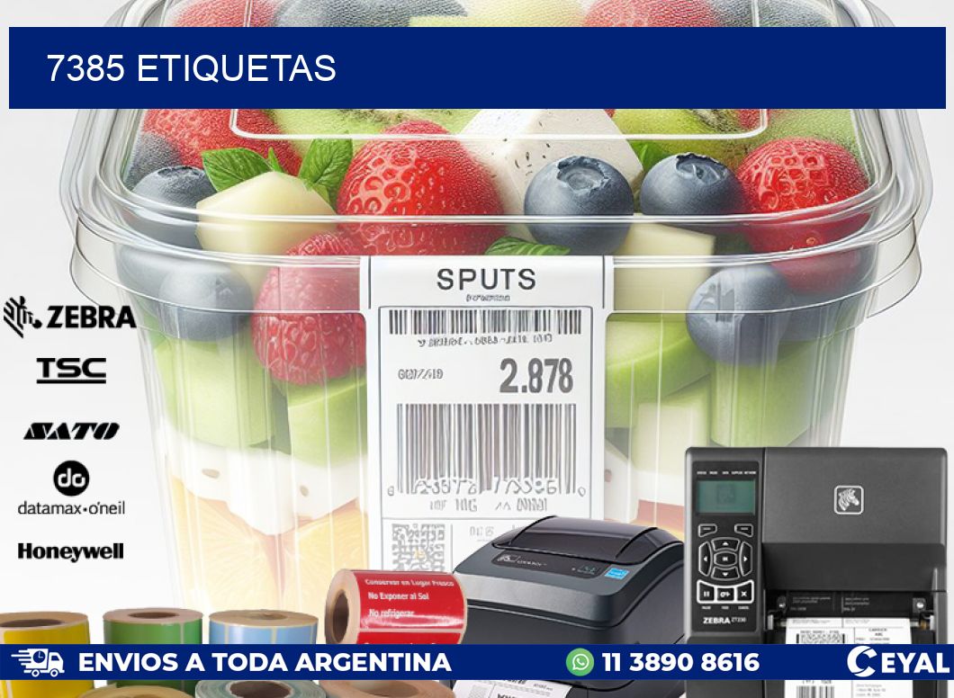 7385 ETIQUETAS