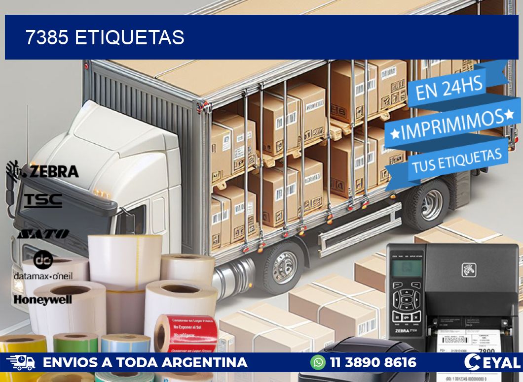 7385 ETIQUETAS