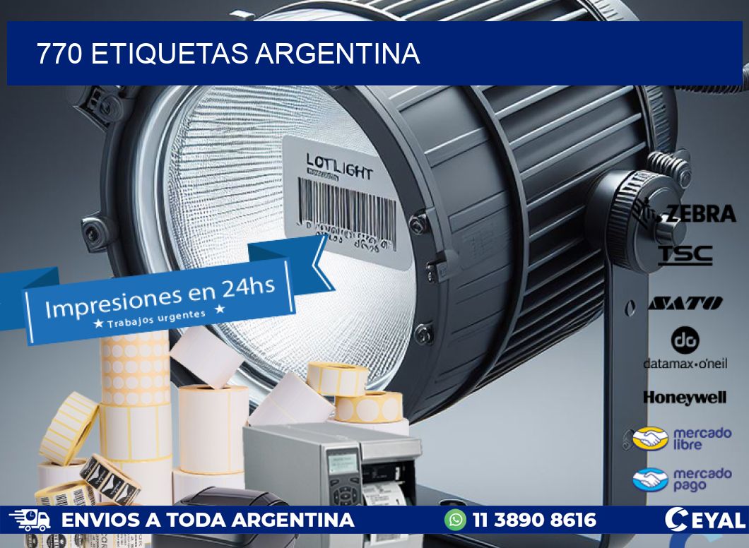 770 ETIQUETAS ARGENTINA