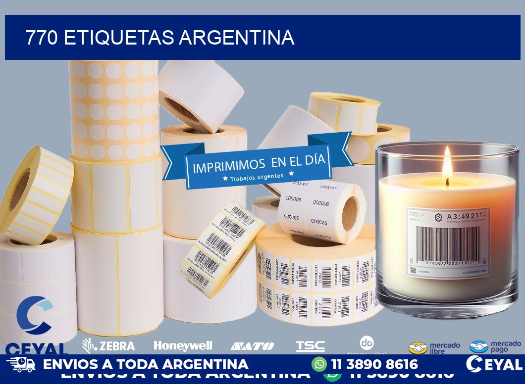770 ETIQUETAS ARGENTINA