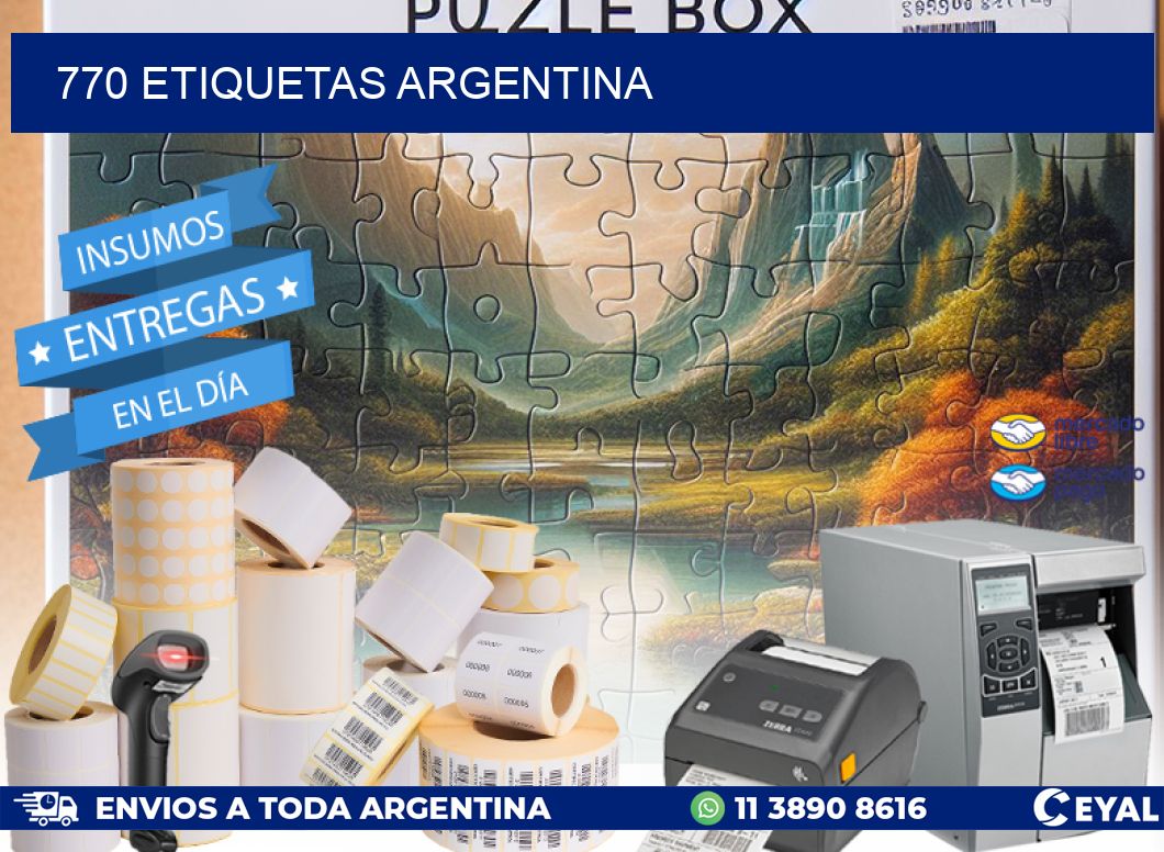 770 ETIQUETAS ARGENTINA