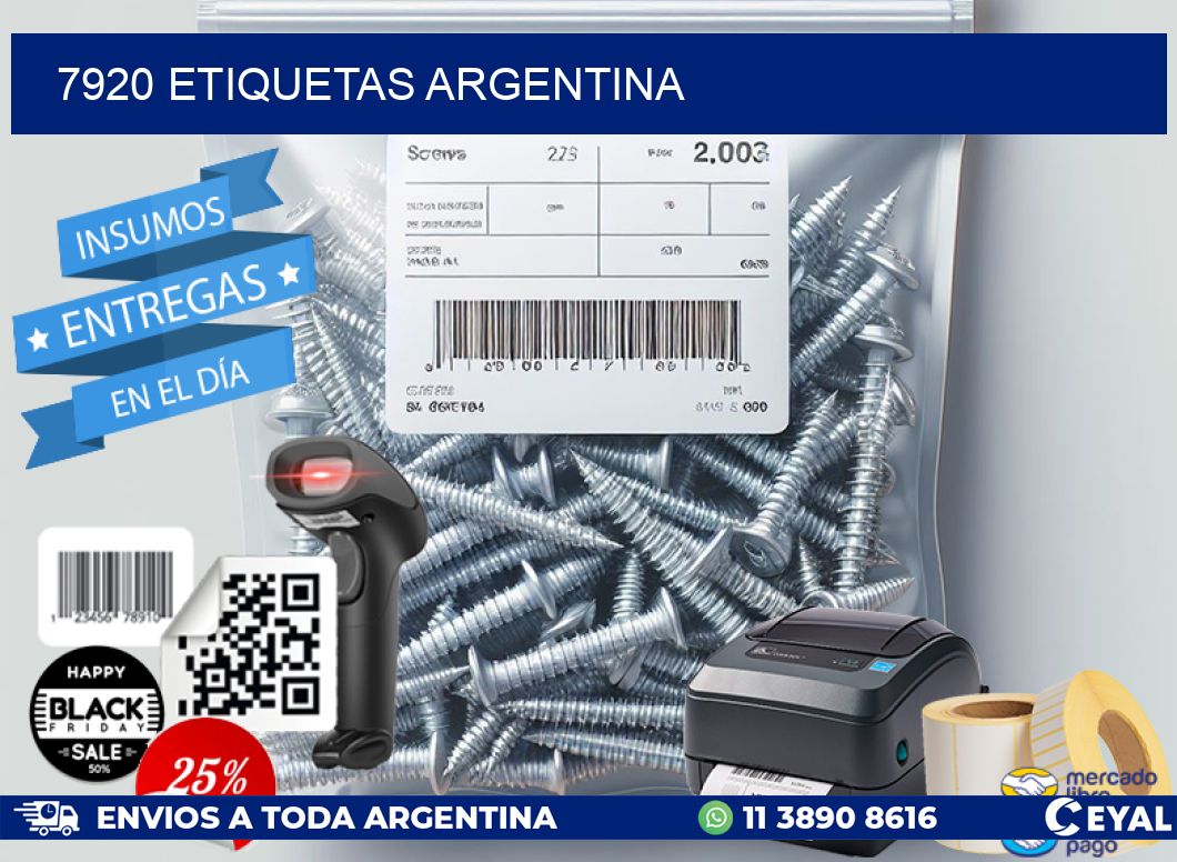 7920 ETIQUETAS ARGENTINA