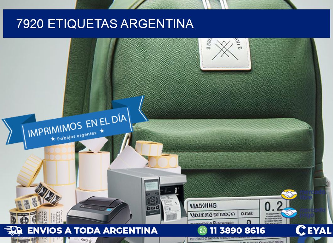 7920 ETIQUETAS ARGENTINA