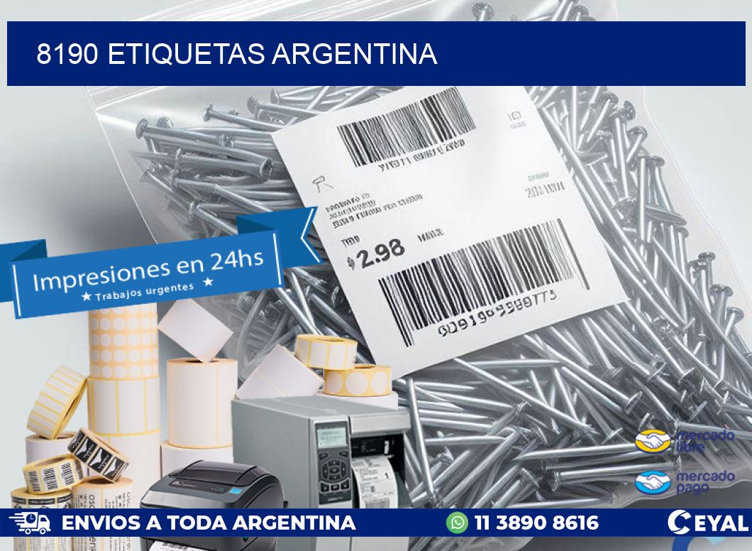 8190 ETIQUETAS ARGENTINA