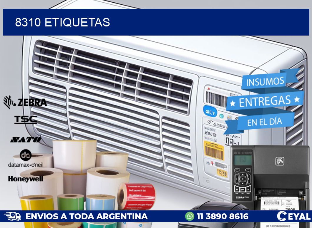 8310 ETIQUETAS