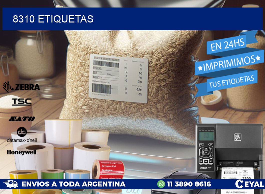 8310 ETIQUETAS