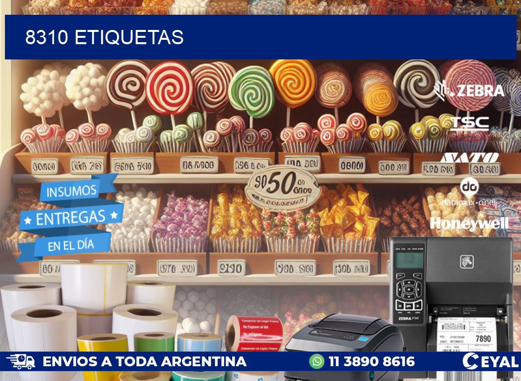 8310 ETIQUETAS