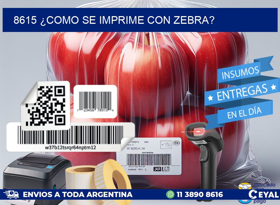 8615 ¿COMO SE IMPRIME CON ZEBRA?