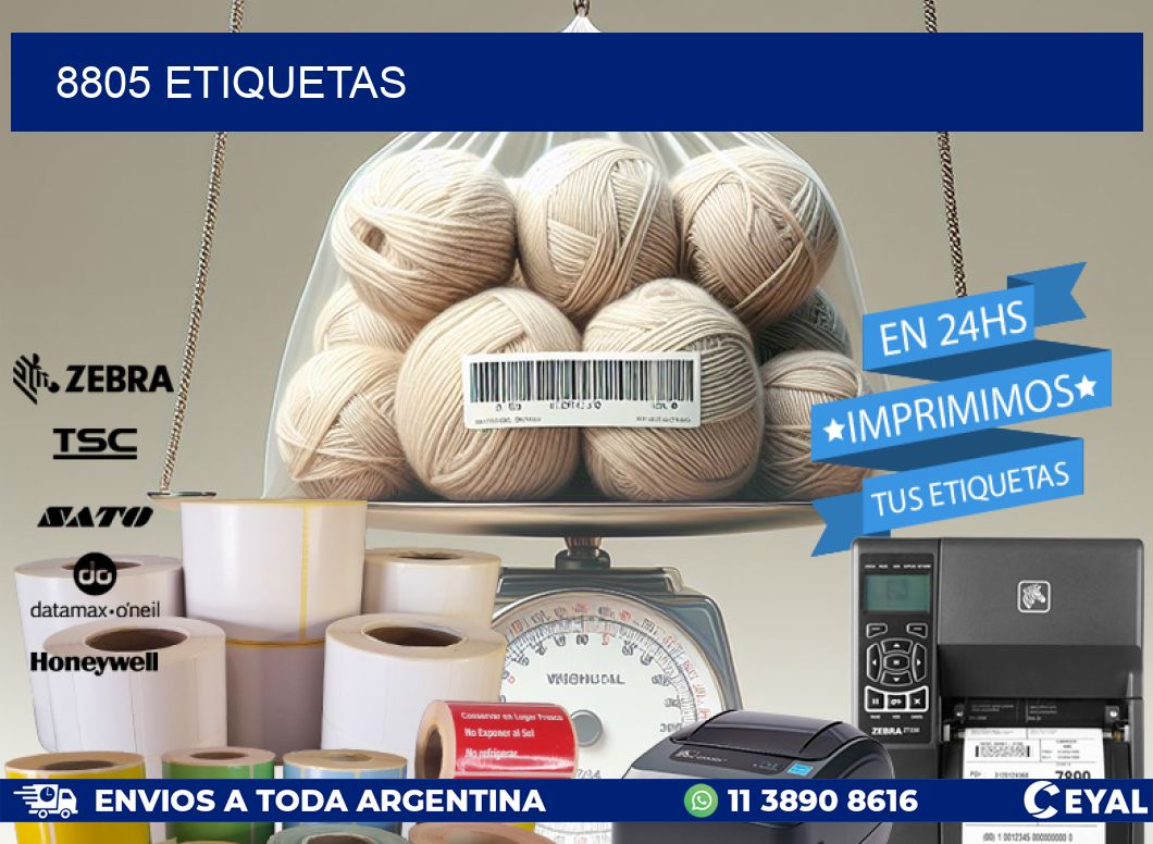 8805 ETIQUETAS