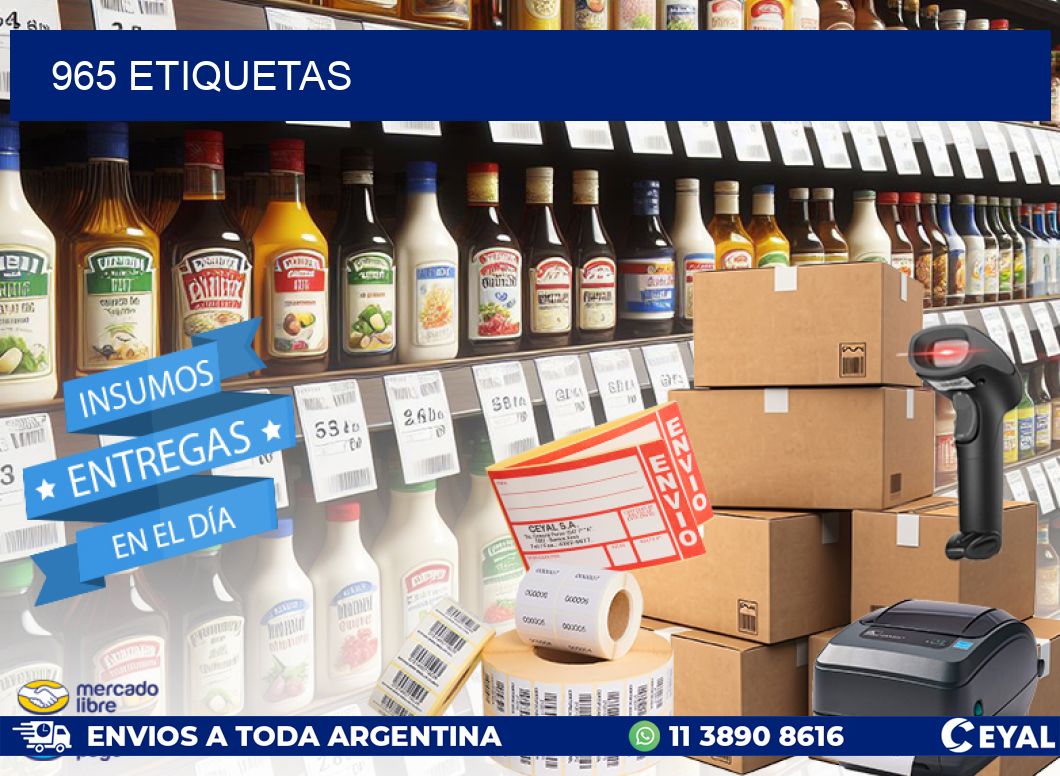 965 ETIQUETAS