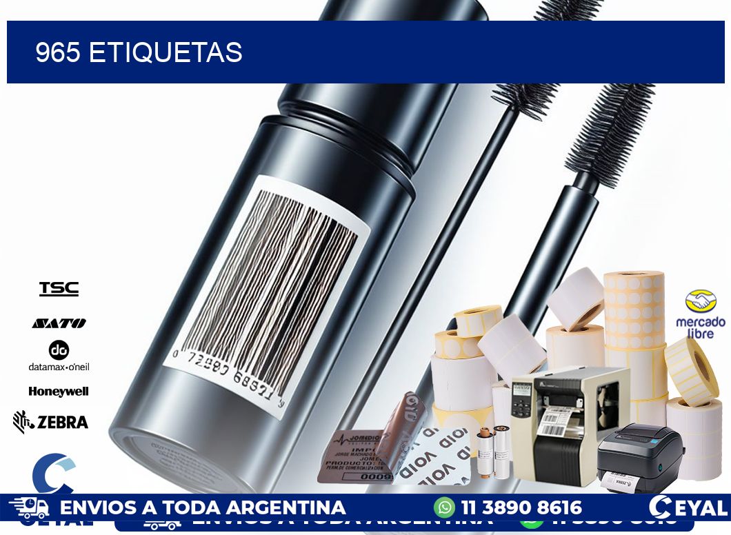965 ETIQUETAS