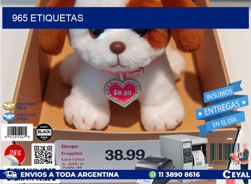 965 ETIQUETAS