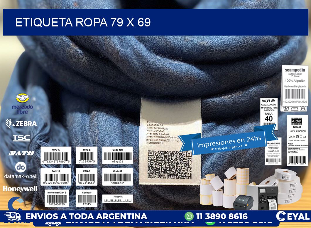 ETIQUETA ROPA 79 x 69