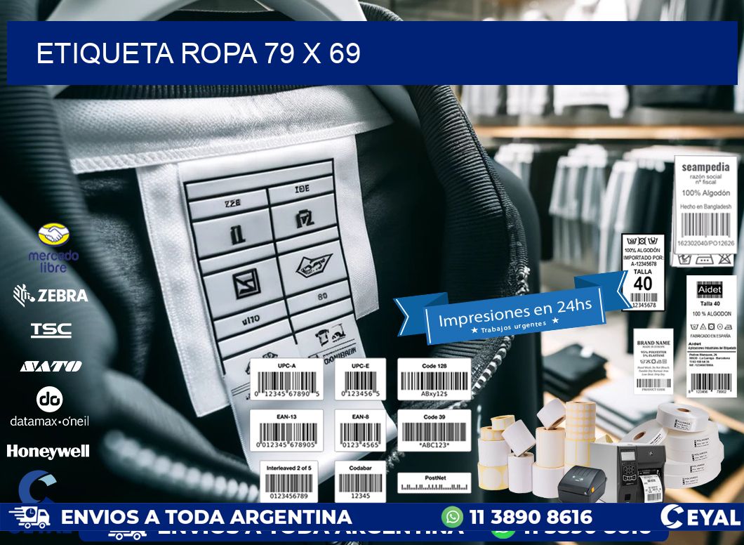 ETIQUETA ROPA 79 x 69