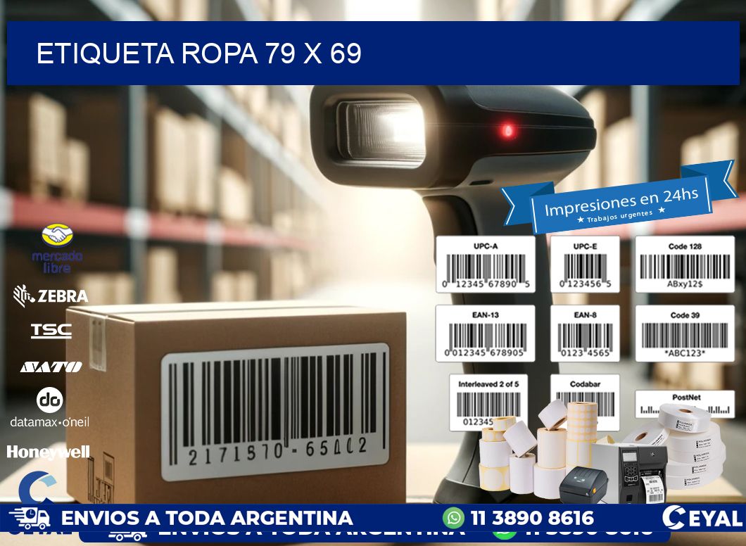 ETIQUETA ROPA 79 x 69