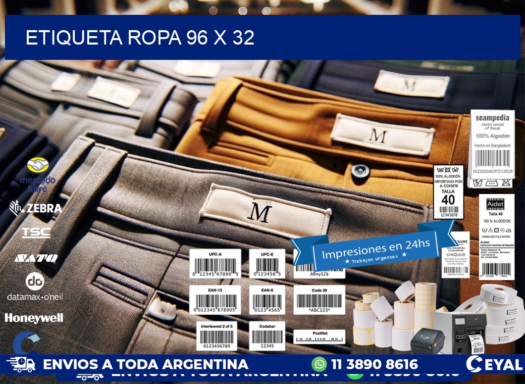 ETIQUETA ROPA 96 x 32