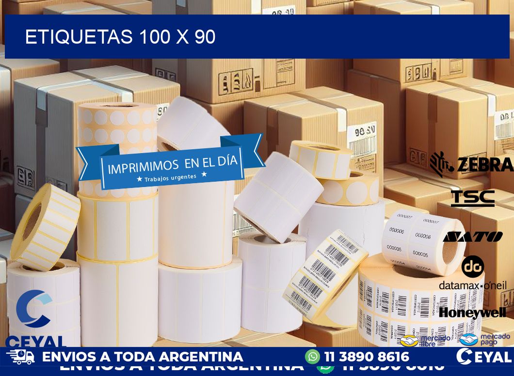 ETIQUETAS 100 x 90