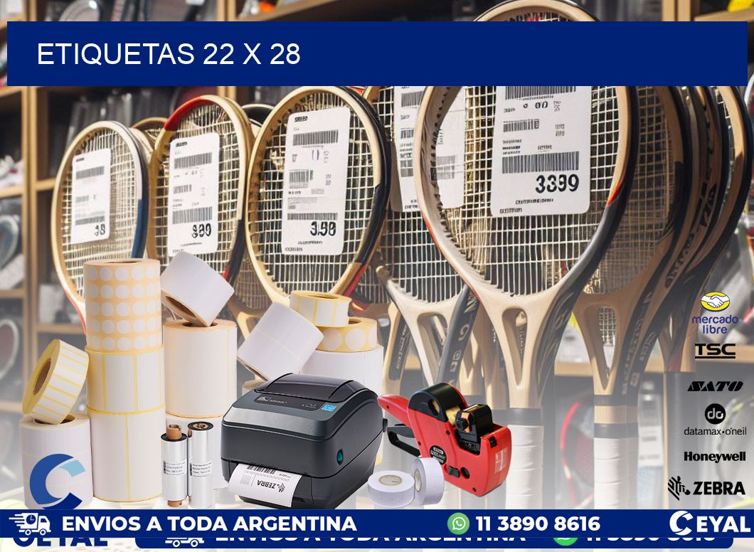 ETIQUETAS 22 x 28